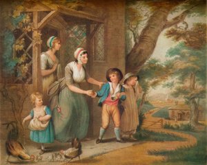 19世紀の学校に行く 作： Charles Turner