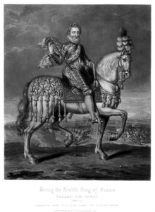 ヘンリー4世、フランス国王、1816年。 作： Charles Turner