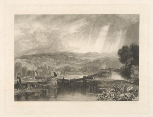 ワトフォード近く、コルネ川沿いのモア パーク 作： Charles Turner