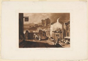 ノーサンバーランド州モーペス、Liber Studiorum、1809年 作： Charles Turner