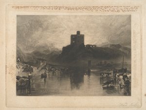 ツイード川沿いのノーハム城 作： Charles Turner