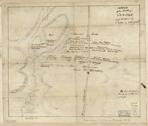 カムデンの戦い（8月16 作： Charles Vallancey