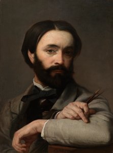 自画像 作： Charles Verlat