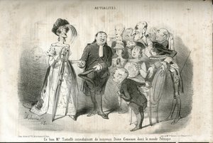 シャルル・ヴェルニエ(？-1887)がLe Charivariに描いたもの。 作： Charles Vernier