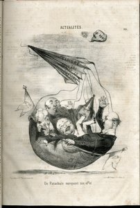 シャルル・ヴェルニエ(？-1887)がLe Charivariに描いたもの。 作： Charles Vernier