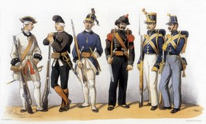 フランス軍の制服コルシカ軍 作： Charles Vernier