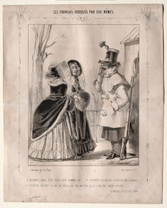フランス人は彼ら自身をスケッチします：子爵、あなたはそのように醜いです！...、1840。 作： Charles Vernier