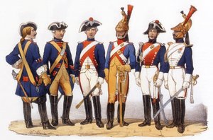 フランス軍の制服パリ市特殊部隊 作： Charles Vernier