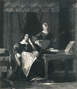キャサリン王妃ヘンリー8世、c1870 作： Charles W. Sharpe