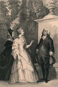 マリー女王アントワネットとミラボー、1832年。 作： Charles W. Sharpe