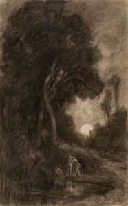 月明かりの下で 作： Charles Walter Stetson