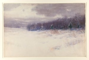 無題 [冬の風景 - ニュージャージー] 作： Charles Warren Eaton