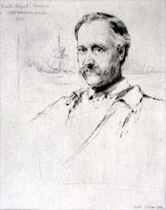 サー・フランク・ショート（1857-1945）画家・彫刻家、1901年にアートワーカーズギルドのマスターに就任 作： Charles Watson
