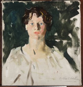 女性のポートレート 作： Charles Webster Hawthorne