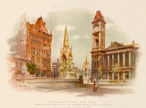 チェンバレンスクエア、バーミンガム 作： Charles Wilkinson