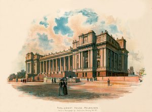 国会議事堂、メルボルン 作： Charles Wilkinson