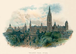 国会議事堂、オタワ 作： Charles Wilkinson