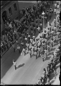 1930 年代初頭、ロンドン、ビクトリア十字章を授与された軍人の葬列。