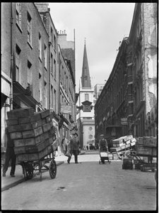 セント メアリー アット ヒル、市およびロンドン市郡、グレーター ロンドン オーソリティー、1930 年代。 作： Charles William Prickett