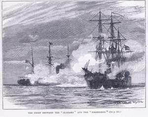 「アララマ」と「カーサルジ」の戦い 作： Charles William Wyllie