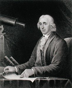 デビッド・リッテンハウス（1732-96）の肖像、ジェームズ・バートン・ロングエーカー（1794-1869）（エングレーヴィング） 作： Charles Willson (after) Peale
