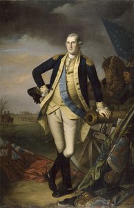 1777年1月3日のプリンストンの戦い後のジョージワシントン 作： Charles Willson Peale