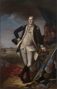 プリンストンの戦いでのジョージ・ワシントン 作： Charles Willson Peale
