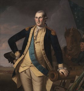 プリンストンの戦いでのジョージ・ワシントン、c。 1779年（キャンバスに油彩） 作： Charles Willson Peale