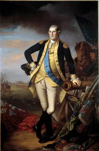 プリンストンの戦い後のジョージ・ワシントン（1732-1799）の肖像（1月3日 作： Charles Willson Peale