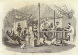 中国の戦争-ペタンでの15番目のパンジャウビーのテント 作： Charles Wirgman