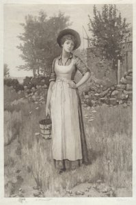 無題 (農夫の娘) 作： Charles X. Harris