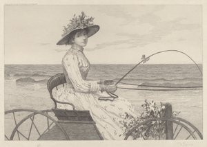 無題 (馬車に乗った女) 作： Charles X. Harris