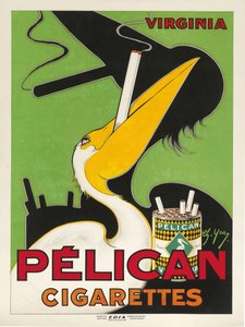 ペリカンタバコ、c。 1930年。 作： Charles Yray