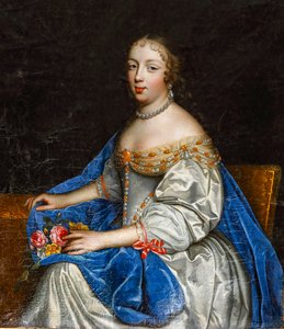 ルイーズ・アントワネット・ド・ラ・シャトルの肖像。 キャンバスに油彩。 作： Charles and Henri Beaubrun