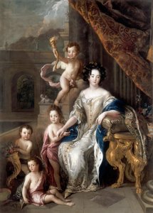 モンテスパン侯爵1640-1707年とその子供たち