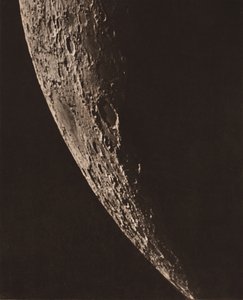 月の写真地図、1909 年。