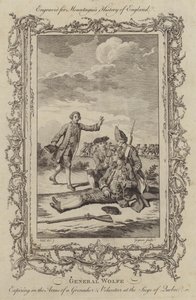 ケベック包囲戦でのウルフ将軍の死 作： Charles the Elder Grignion