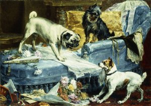 ハボックの演奏、1894 作： Charles van den Eycken