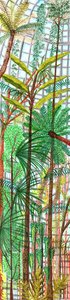 植物園、2017年（筆ペン） 作： Charlotte Orr