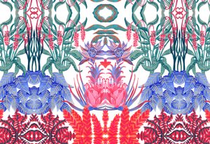 ジャングルジム、2015年（アクリル） 作： Charlotte Orr