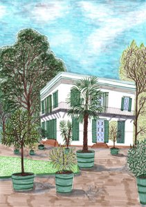 Schloss Charlottenburg、2017年（筆ペン） 作： Charlotte Orr