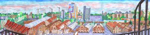 Storkower Strasse、2017年（筆ペン 作： Charlotte Orr