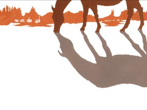 アメリカ西部、2013年（スクリーンプリント） 作： Charlotte Orr