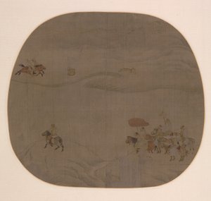 秋の狩り」1201～4年頃。 作： Chen Juzhong