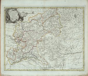 カザン県の一般地図、1779 年。 作： Chernoi