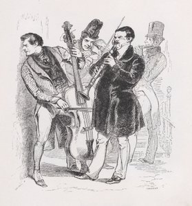 ベランジェ全集、1836年からの結婚式の夜。 作： Cherrier