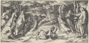 イスラエル人はエジプトから逃げる 作： Cherubino Alberti
