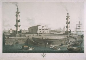1810年代、ヴァシリエフスキー島の唾を吐く景色 作： Chessky