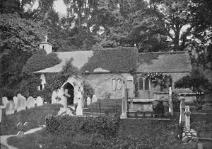 ボンチャーチ、ワイト島、c1896。 作： Chester Vaughan
