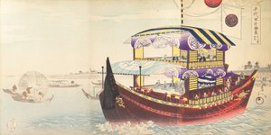 千代田 化ｓｔぇ あｌ部ｍ おｆ 面、 １８９７。、 １８９７。 作： Chikanobu Yoshu